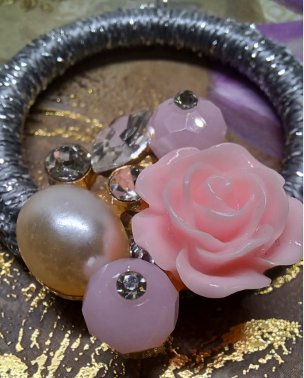 Háčkované  dizajnové náušnice "Kolekcia dizajnových kúskov"